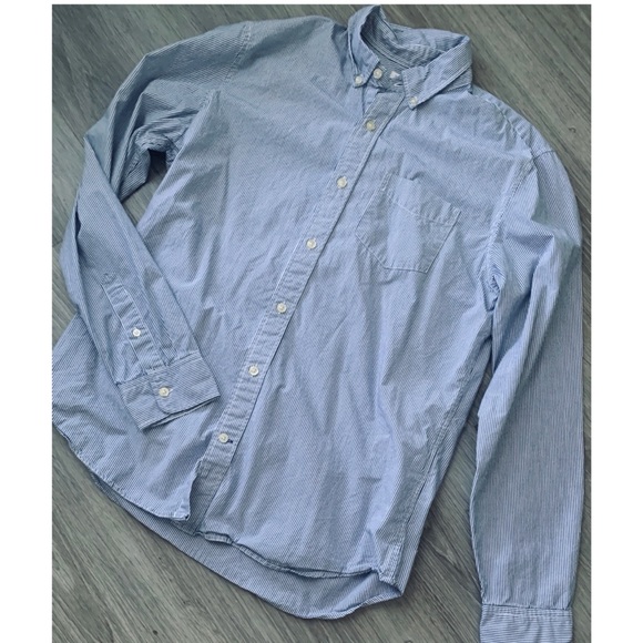 Gap Standard Fit stripe button down long sleeve - Picture 4 of 5